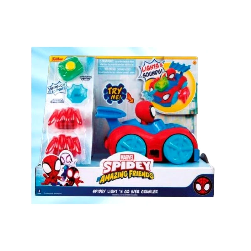 ΓΙΑΛΑΜΑΣ Δ.& ΣΙΑ ΕΕ Όχημα Spidey 15Cm Με Ήχο Και Φως (JWS00201)