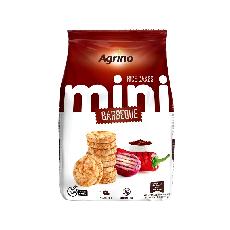 Agrino Agrino Ρυζογκοφρέτα Μίνι Barbeque - Χωρίς Γλουτένη 50gr (21-24003-12)