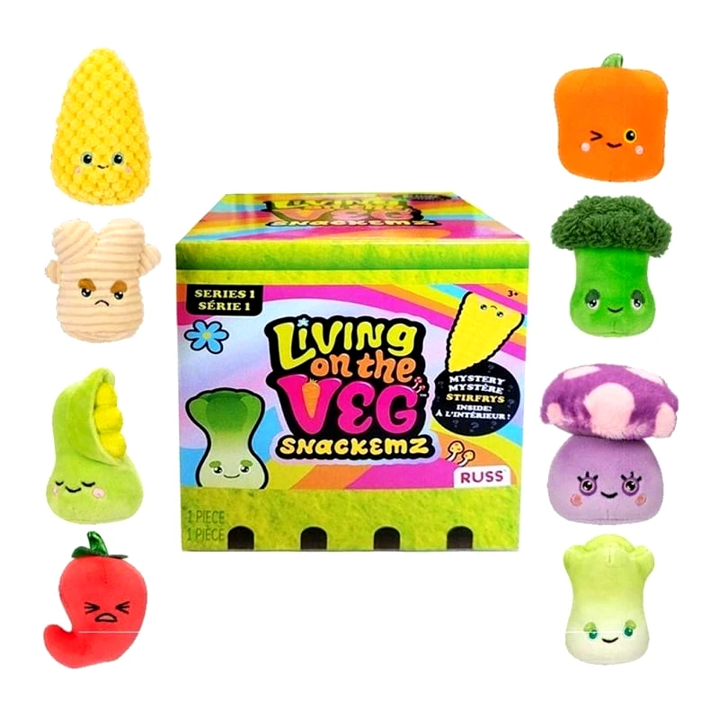 ΓΙΑΛΑΜΑΣ Δ.& ΣΙΑ ΕΕ Living on the Veg Λουτρινο Snackemz Stirflys 8Cm 8 Σχεδια - 1 τμχ (JWL00046)