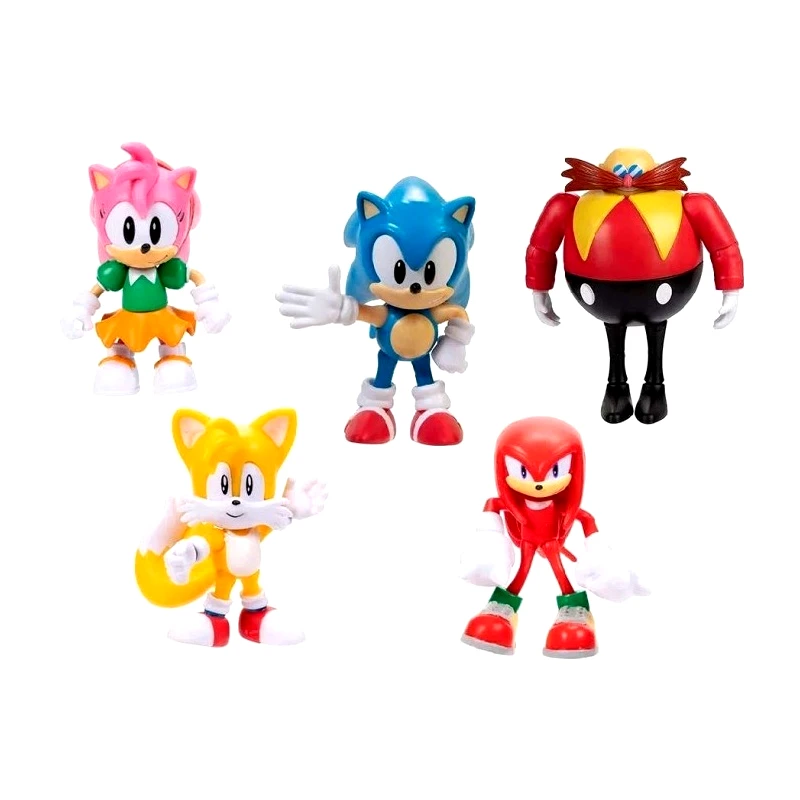 Jakks Pacific Φιγουρες 6,5εκ. Σετ 5τεμ. Sonic (JPA41452)