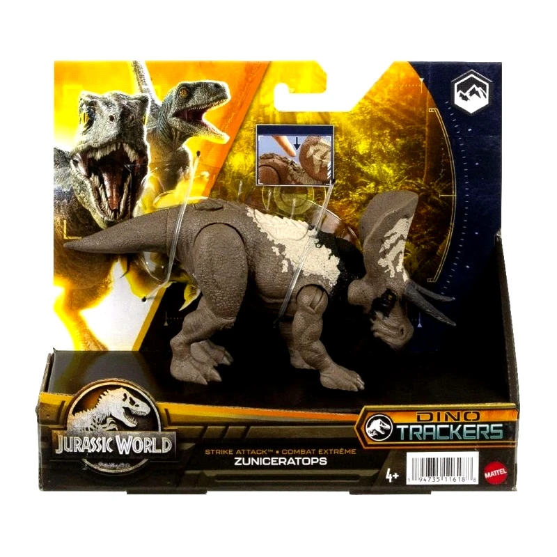 Mattel Jurassic World Φιγουρες Δεινοσαυρων Με Σπαστα Μελη 4 Σχέδια - 1 τμχ (HLN63)