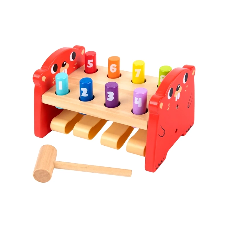 Tooky Toy Tooky Toy Ξύλινος Πάγκος Με Αριθμούς (TK088)
