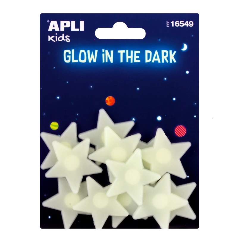 Apli Kids Apli Kids Αυτοκόλλητα Λάμπουν Στο Σκοτάδι Αστέρια (AP-16549)