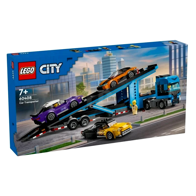 Lego Lego City Car Transporter Truck With Sports Cars (60408)