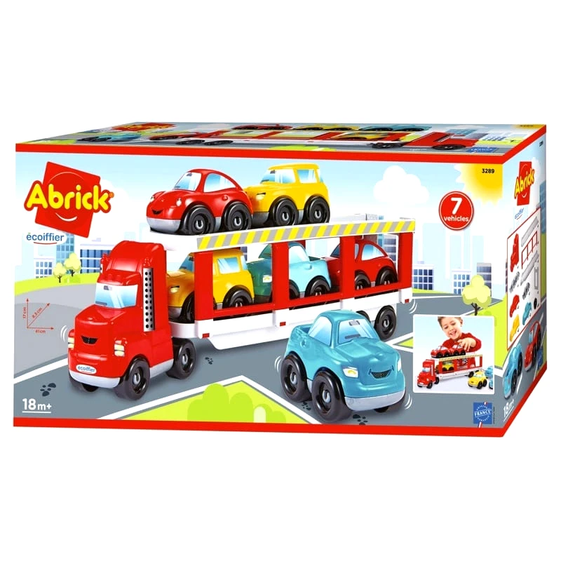 Ecoiffier Abrick Cars Carrier Truck (3289)