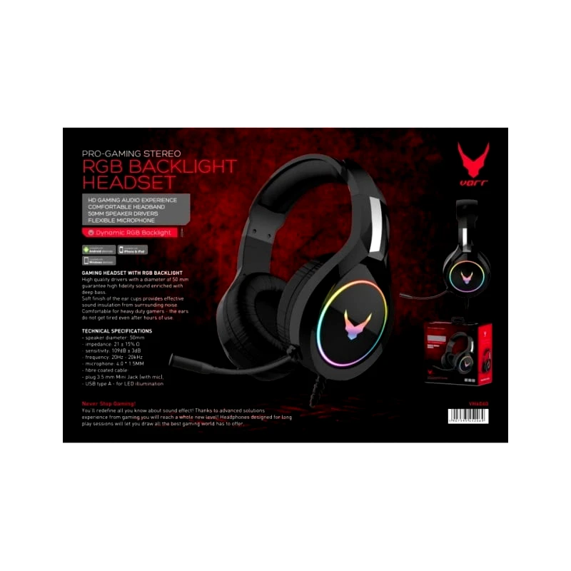Omega Freestyle Headset Vh6060B Gaming (OMO10161)