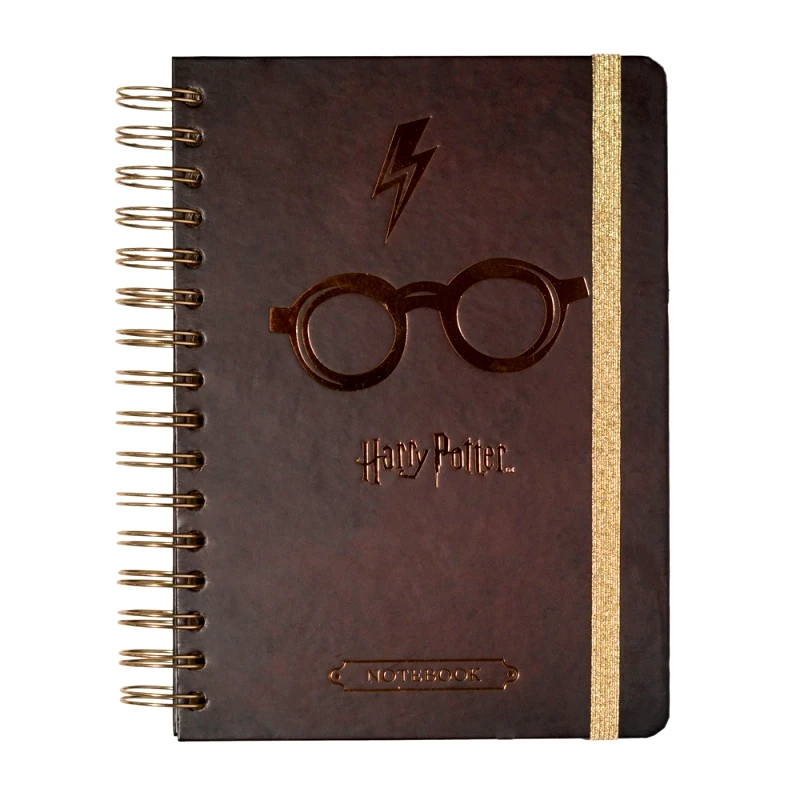Aurora Harry Potter Τετραδιο Σπιραλ Με Λαστιχο Α55Χ21 Με Τελιτσες (CTFBA50020)