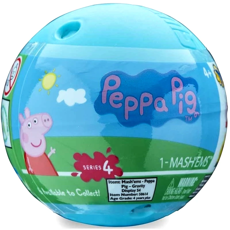 OEM Peppa Pig Mashems In Capsule 6.5Εκ Διάφορα Σχέδια - 1 τμχ (50614)