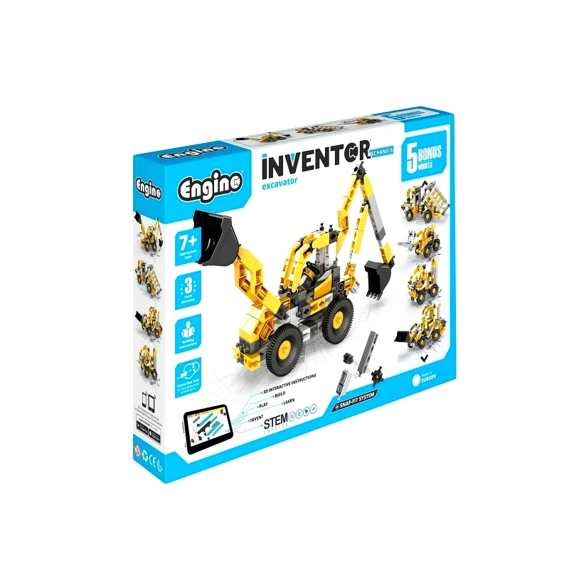Engino Κατασκευαστής 5 Σε 1 Engino Inventor Mechanics Εκσκαφέας (ENGI-IN40)