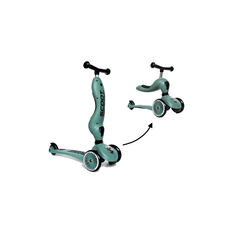 Scoot & Ride Scoot and Ride Πατίνι 2 σε 1 HighWayKick 1 - Forest (96269)