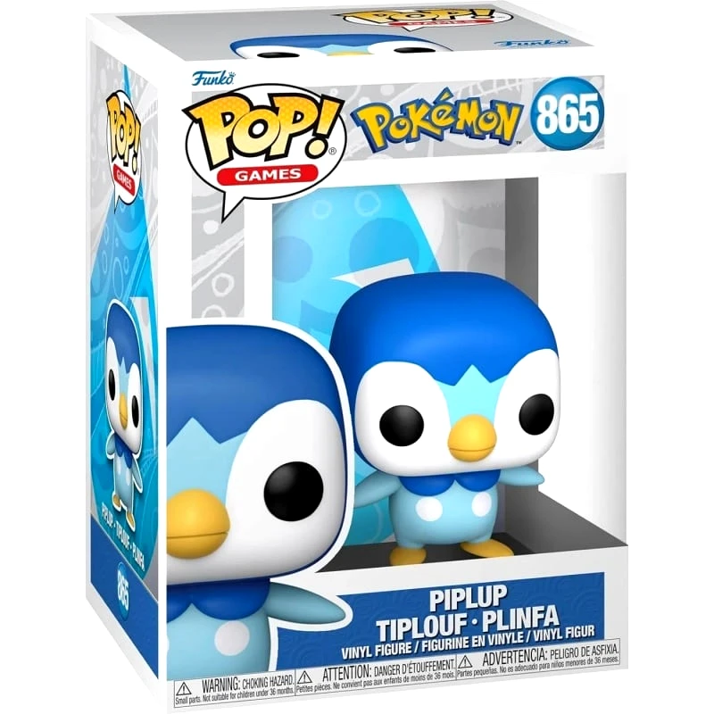 Funko Funko Pop! Games: Pokemon - Piplup 865 9Cm (FK74213)