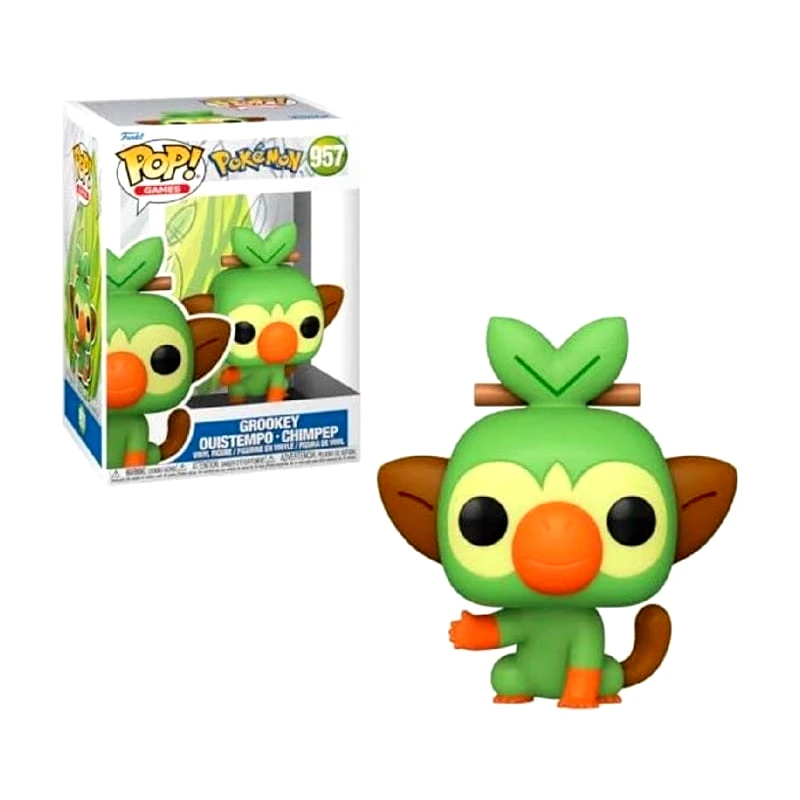 Funko Funko Pop! Games: Pokemon - Grookey 9Cm 957 (FK70976)