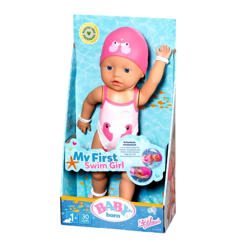 Baby Born Baby Born Κουκλα Κολυμβητρια 30Cm (835302-116722)