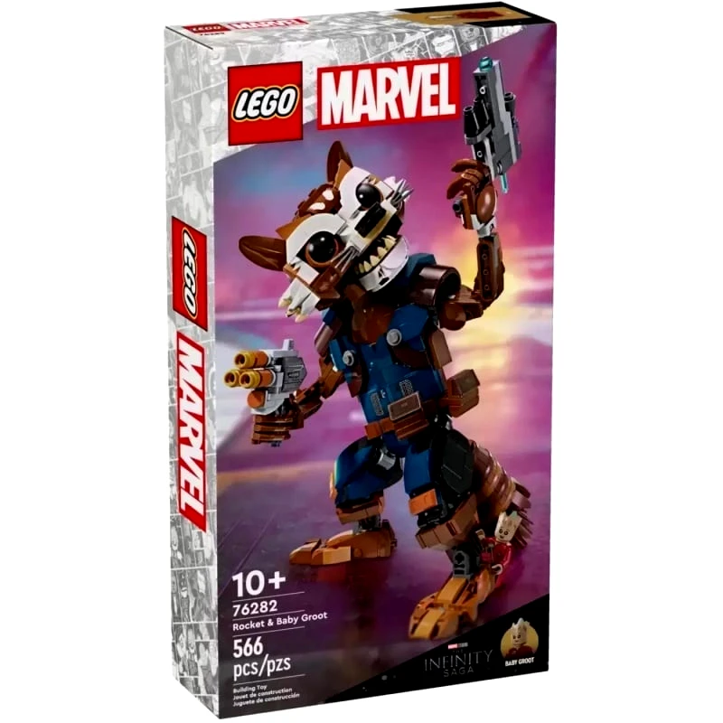 Lego Lego Marvel Rocket & Baby Groot (76282)
