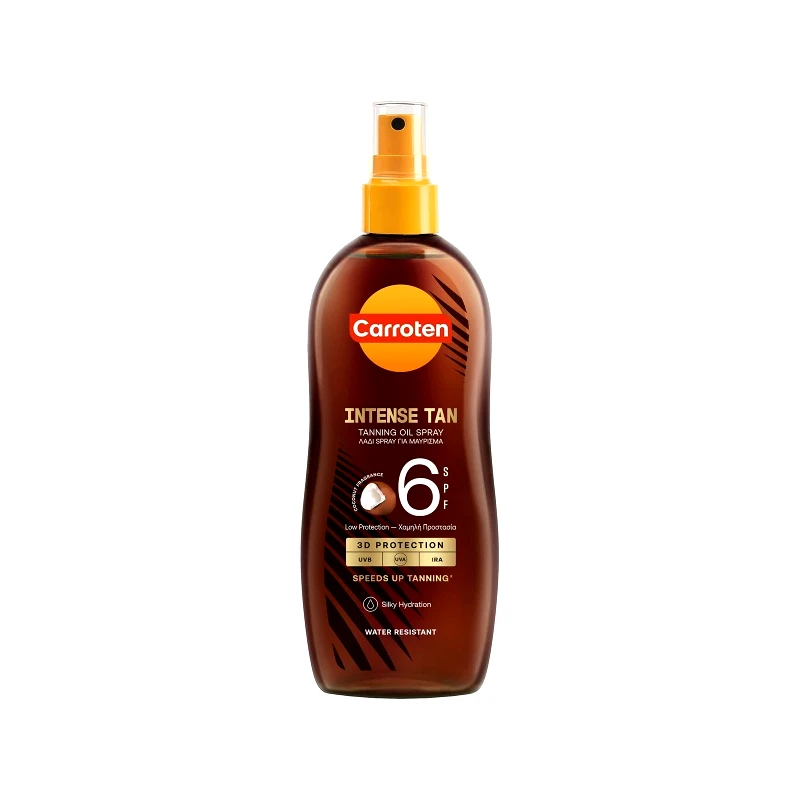 Carroten Carroten Intense Tanning Oil Αντηλιακό Λάδι Spray με Άρωμα Καρύδας SPF6 200ml (8571051962)