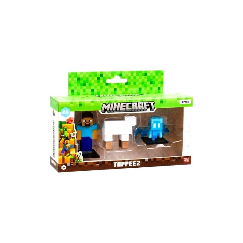 Giochi Preziosi Minecraft 3 Φιγούρες 3D Toppeez 6 Εκ. Διάφορα Σχέδια - 1 τμχ (MNC10000)