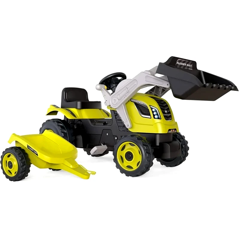 Smoby Smoby Farmer Max Τρακτέρ και Τρέιλερ (710132)