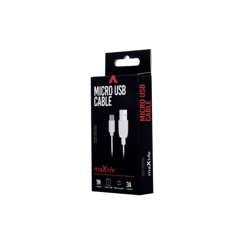 Maxlife Καλωδιο Usb Micro 3A 1M Cable (MAXLIFE1002)