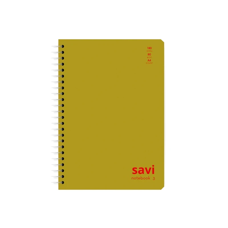 The Penwest Company Τετράδιο Σπιράλ Savi Basic Α4 3 Θεματα Διάφορα Σχέδια - 1 τμχ (202023-320)