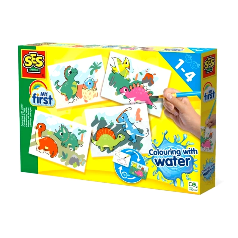 My First Colouring With Water - Dinos (SES-14465) φωτογραφία