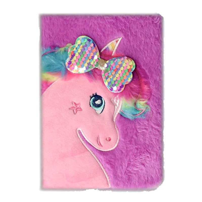 Gama Brands Ημερολόγιο Cuties Unicorn Φιόγκος Μωβ Α5 (14831425)