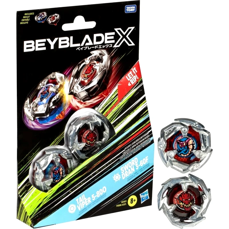 Hasbro Beyblade X: Dual Pack Διάφορα Σχέδια - 1 τμχ (F9586)