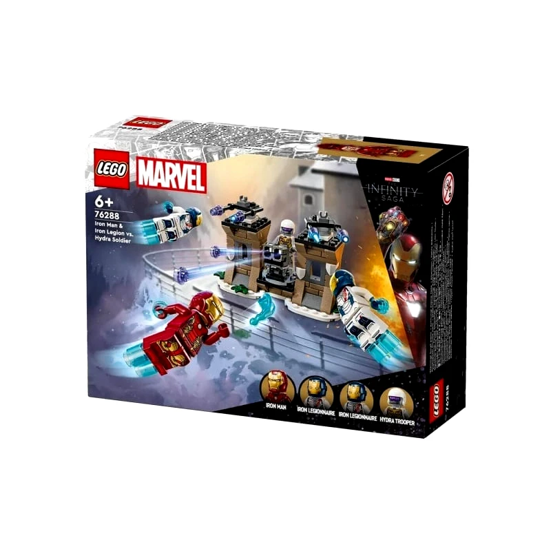 Lego Lego Marvel Iron Man & Iron Legion Εναντίον Hydra Soldier (76288)