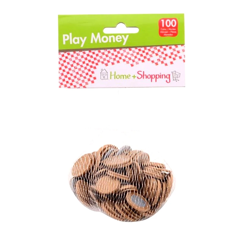 John Toy Playmoney Χρήματα Ευρω 100 Νομίσματα Σε Δίχτυ (27543)