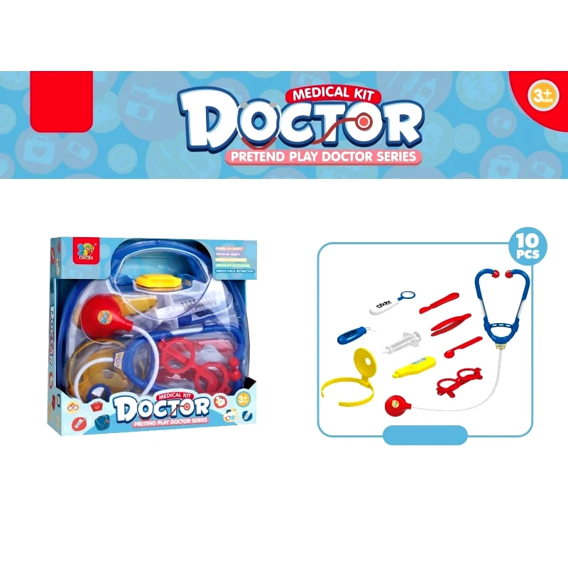 eToy.gr Σετ Γιατρου Μπλε 10Τεμ (JU089082)
