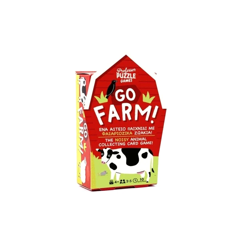 Professor Puzzle Go Farm - Φασαριόζικα Ζωάκια (BT-21)