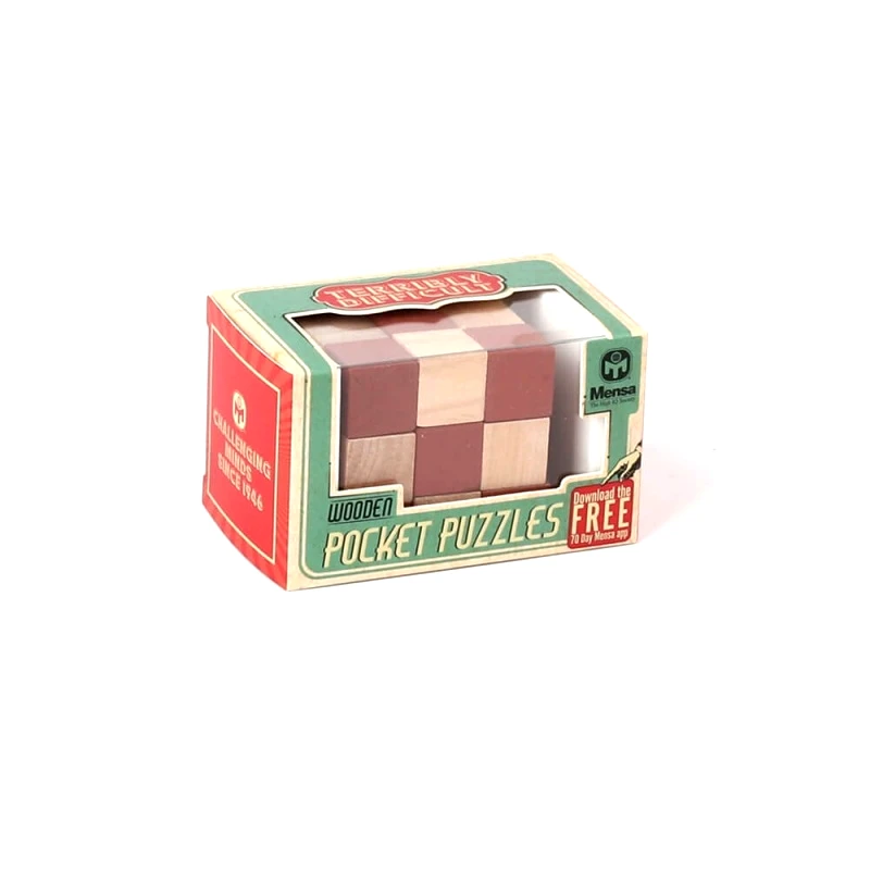 Mensa Mensa Wooden Cube Puzzle (IQ-1027C)