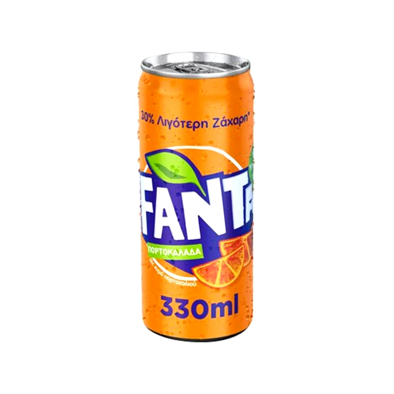 Fanta Fanta Πορτοκαλάδα Κουτι 330Ml (49)