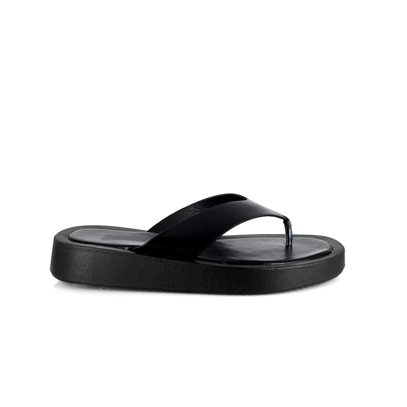 Malesa Γυναικείο Flatform Διχάλα Black