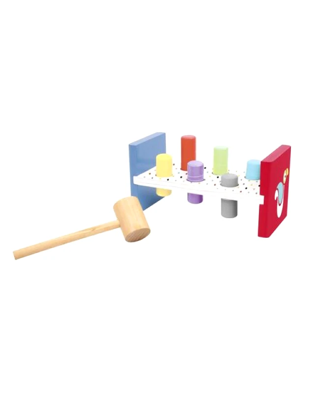 Wood' N Play Wood' N Play Ξύλινο Παιχνίδι με Σφυρί