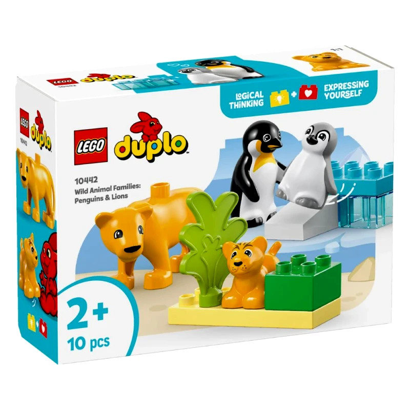 LEGO, LEGO Duplo LEGO Duplo Wild Animal Families: Penguins &amp; Lions 10442