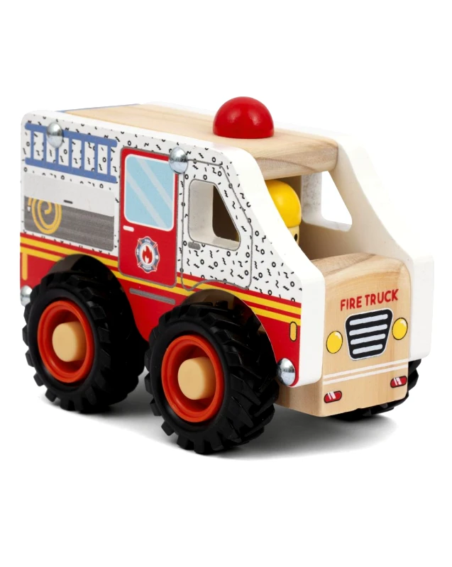 Wood' N Play Wood n' Play Οχήματα Ξύλινα (4 Σχέδια) PRG00506