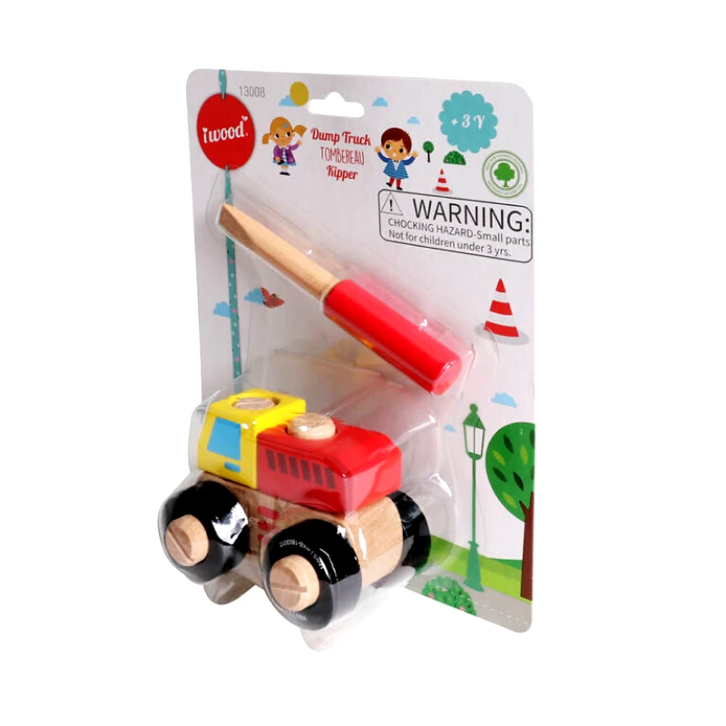 iwood iwood Ξύλινο όχημα-Ανατρεπόμενο φορτηγό W13008
