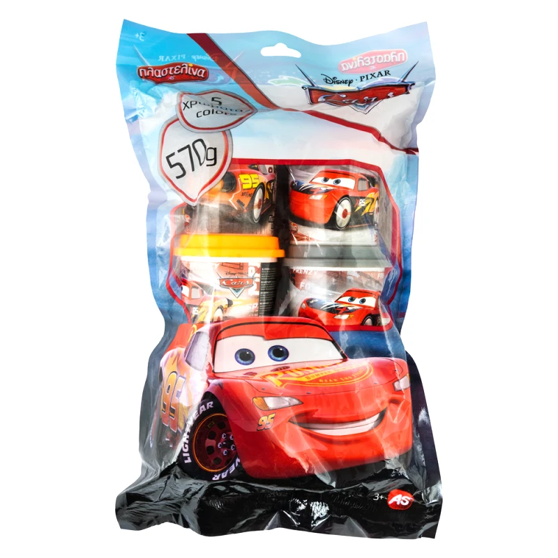 AS Company, Cars As Πλαστελίνα Cars 5 Βαζάκια 4oz σε Σακουλάκι 1045-03567