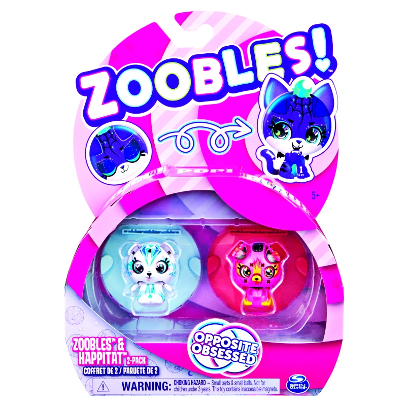 Zoobles Zoobles Ζωάκια Σετ των 2 (4 Σχέδια) 6061774