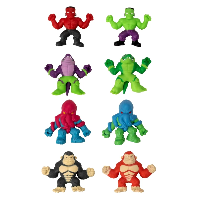 Invincible Heroes Invincible Heroes Φιγούρες Strechy Monsters 4in1 (Διάφορα Σχέδια)