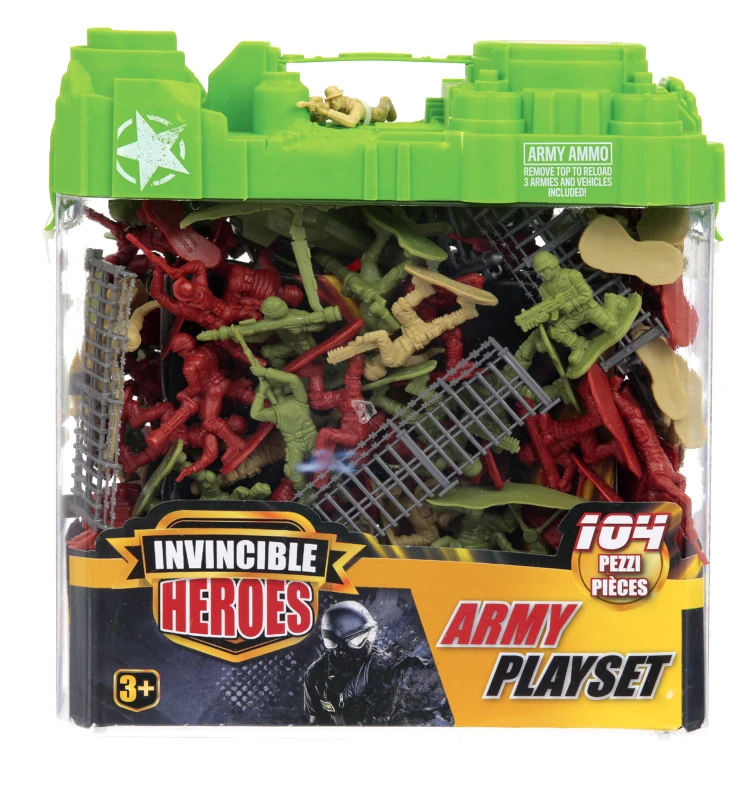 Invincible Heroes Invincible Heroes - Playset Στρατιωτάκια 104τμχ RDF52433