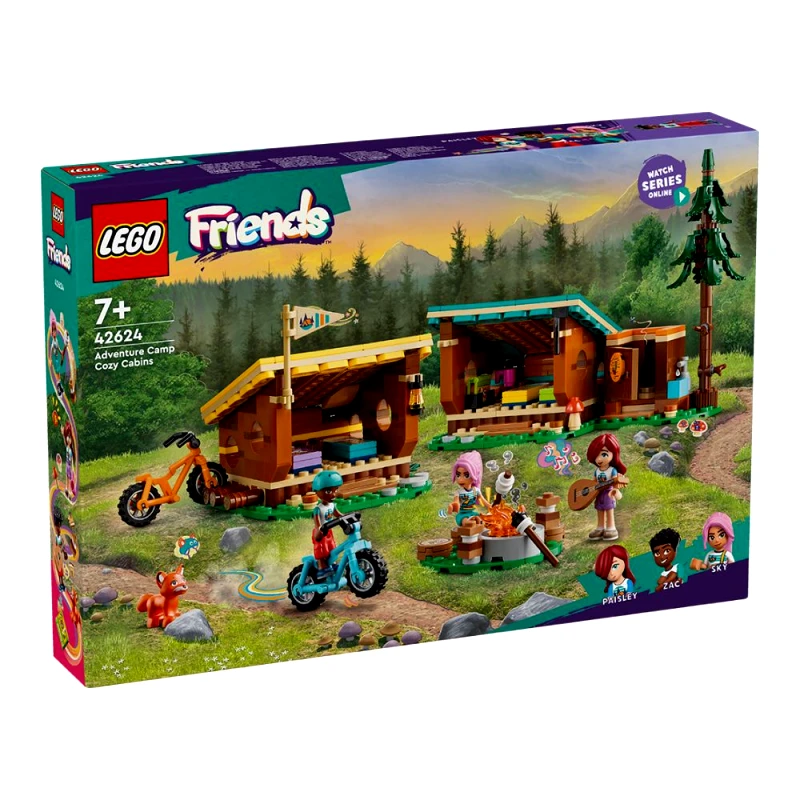 LEGO, LEGO Friends LEGO Friends Adventure Camp Cozy Cabins 42624