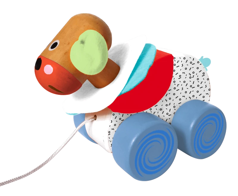Wood' N Play Wood n' Play Pull Along Ζωάκια PRG00397