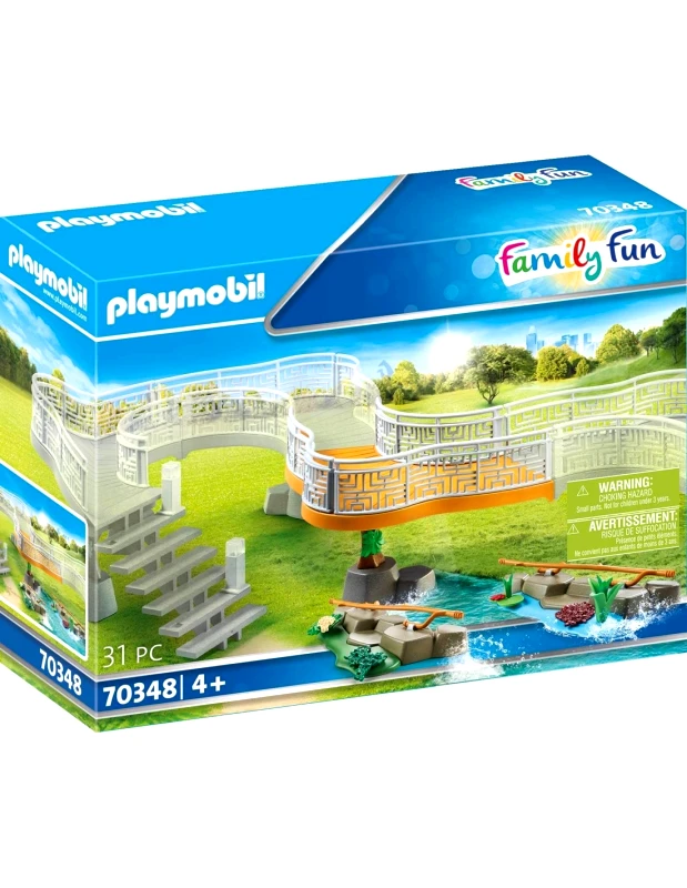 Playmobil Family Fun, Playmobil Playmobil Family Fun Επέκταση Εξέδρας Μεγάλου Ζωολογικού Κήπου 70348