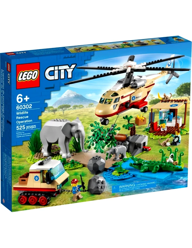 LEGO City, LEGO LEGO City Wildlife Επιχείρηση Διάσωσης Άγριων Ζώων 60302