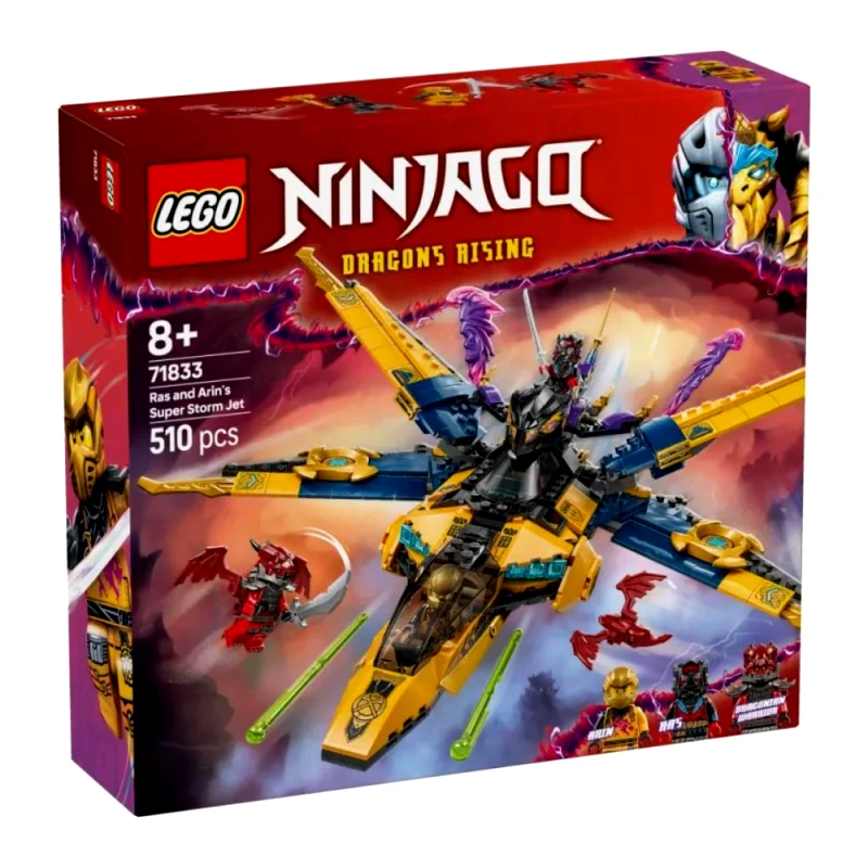 LEGO, LEGO Ninjago LEGO Ninjago Ras &amp; Arin's Super Storm Jet 71833