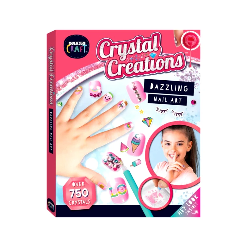 Hinkler Curious Craft Crystal Creations: Dazzling Nail Art