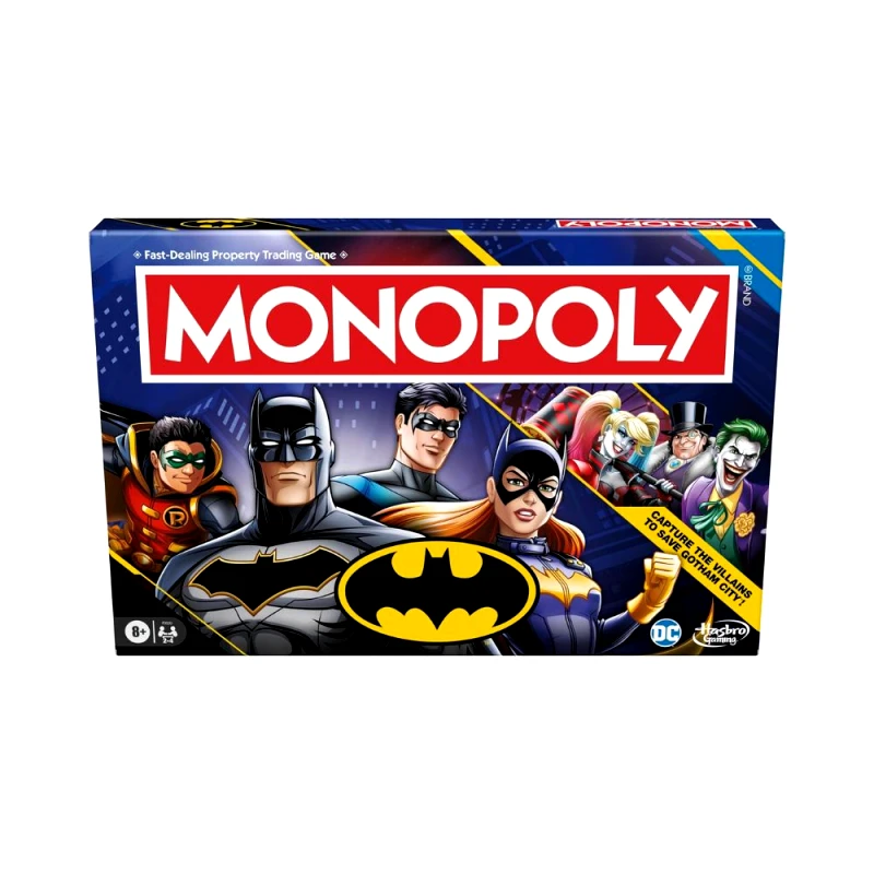 Monopoly, Hasbro Gaming Hasbro Επιτραπέζιο Παιχνίδι Monopoly Batman Edition F9930
