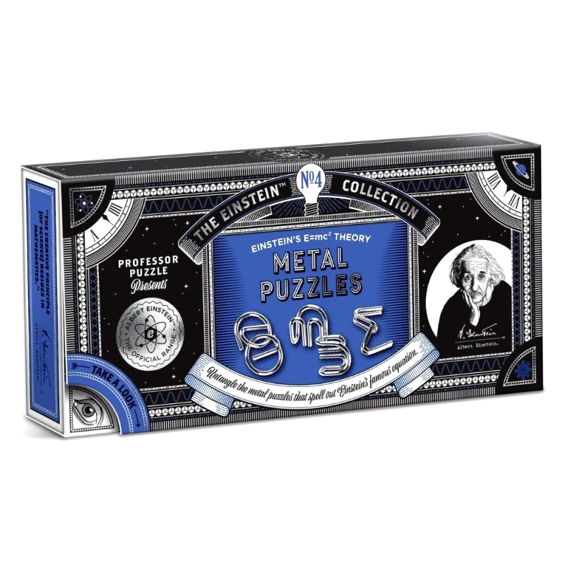 Professor Puzzle Professor Puzzle Einstein E=mc2 Metal Puzzles EIN-4