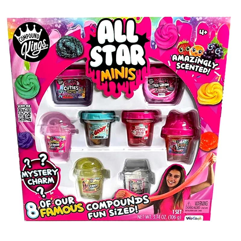 WeCool Toys Σετ Fluffy - Slime All Star Minis 8 τεμ. (16912679)